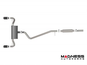 Ford Bronco Sport Performance Exhaust - Vulcan Series - Cat Back - Carbon Fiber Tip - aFe